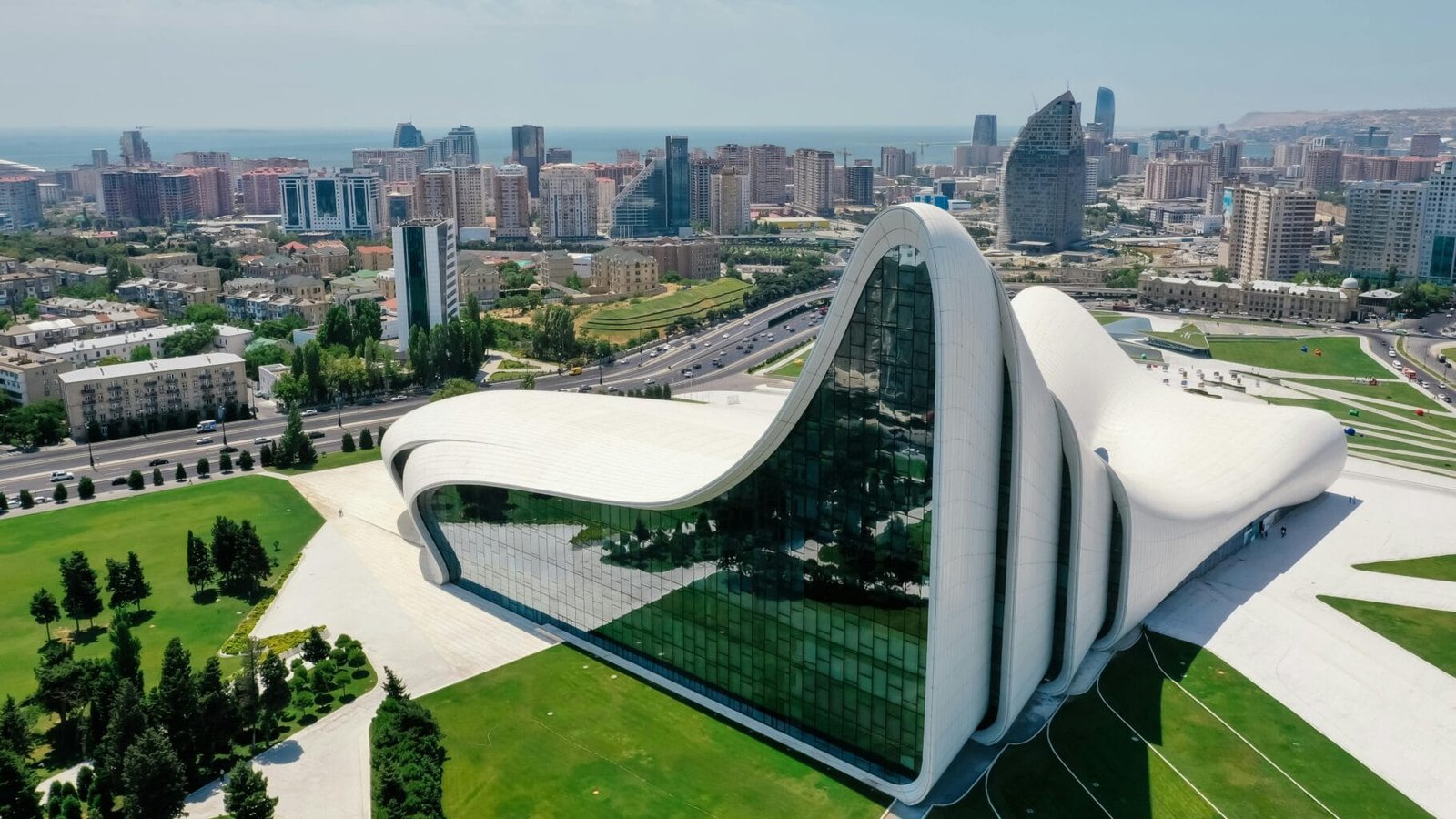 View of the Heydar Aliyev Center
