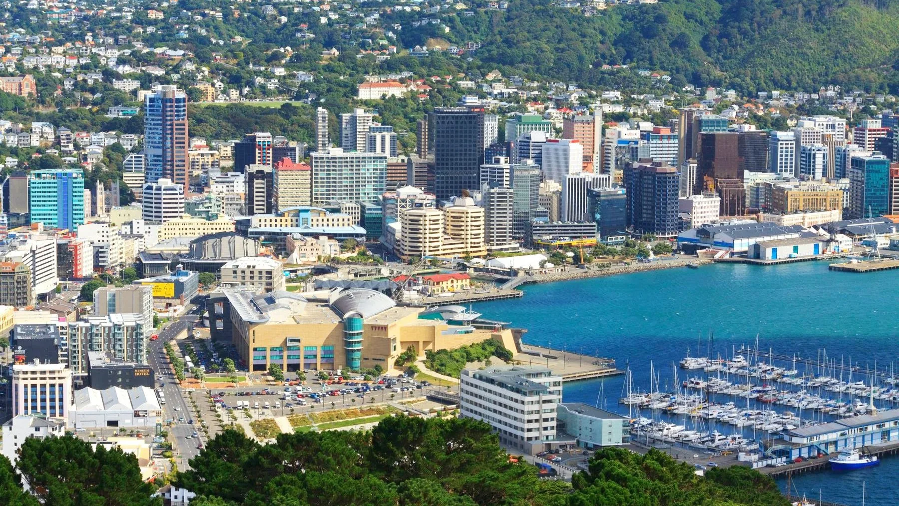 Сapital of New Zealand - Wellington View of Wellington